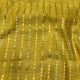 Yellow Stripes Banarasi Moonga Silk Fabric 